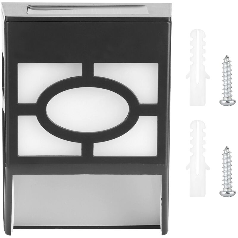 Solar-Wandleuchte, Solar-Wandleuchte im Retro-Stil, wasserdichte Solar-Außenleuchte mit Bewegungsmelder, regenfeste LED-Farbleuchte für Garten, Hof,