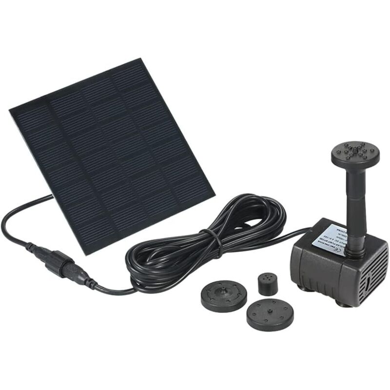 Dhklfa - Solarwasserpumpe, Solarbrunnen, Solarpanel-Wasserpumpen-Kit, Tauchwasserpumpe für den Außenbereich, Vogelbad-Wasserpumpe