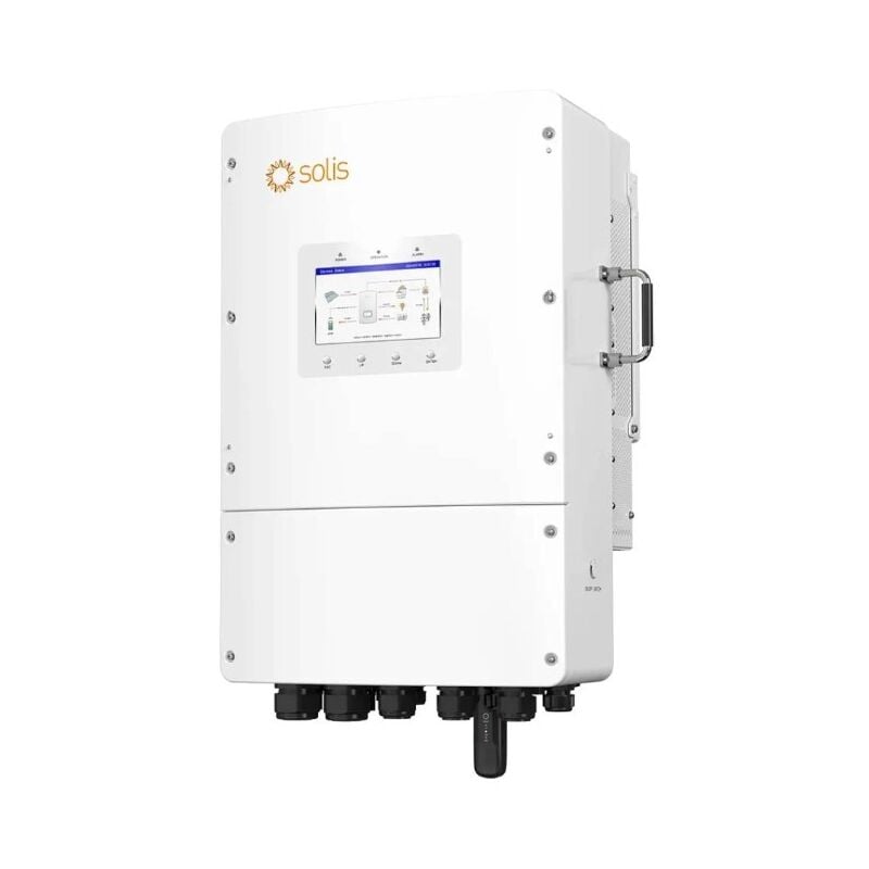 SOLIS S6-EH3P12K02-NV-YD-L Dreiphasiger Hybrid-Wechselrichter 12 kW Photovoltaikanlage CEI 0-21 mit Farb-LCD-Bildschirm – 10 Jahre Garantie 12228