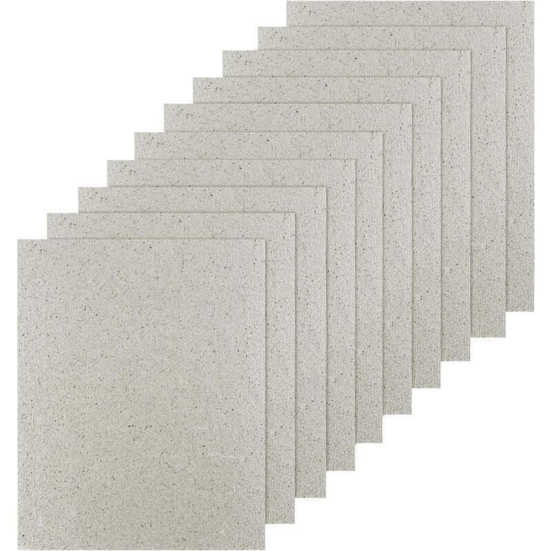 10 Stück Mikrowellen-Glimmerplatten, 12 x 15 cm, Wellenleiter-Abdeckung, Mikrowelle, Glimmerplatte, Mikrowelle, Universalplatten, zuschneidbar, für
