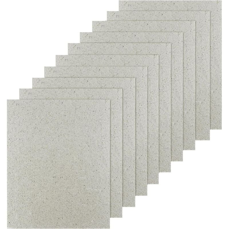 10 Stück Mikrowellen-Glimmerplatten, 12 x 15 cm, Wellenleiter-Abdeckung, Mikrowelle, Glimmerplatte, Mikrowelle, Universalplatten, zuschneidbar, für
