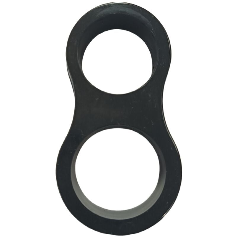 Sollbry - 10 Türgriffe, Türgriffkissen, Crash-Ring, Türgriff-Schutzabdeckung, Türbarrieren für Büro, Schule, Zuhause (schwarz)