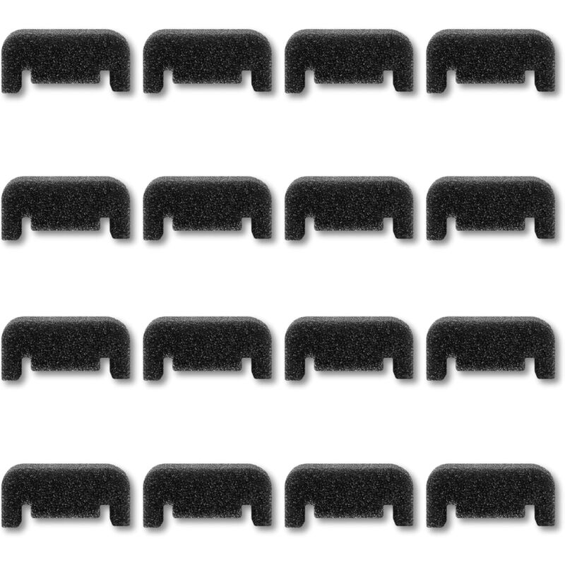 Sollbry - 16er-Pack Schwammfilter für Katzenbrunnen, Schaumstofffilter für Haustiere, Trinkfilter für Hunde und Katzen, Ersatz-Wasserspenderfilter,