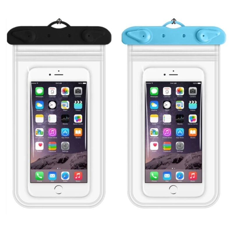 Sollbry - Stück wasserdichte IPX8-Tasche, wasserdichte Smartphone-Tasche, Wassertelefonschutz, Schale zum Untertauchen, geeignet zum Tauchen,