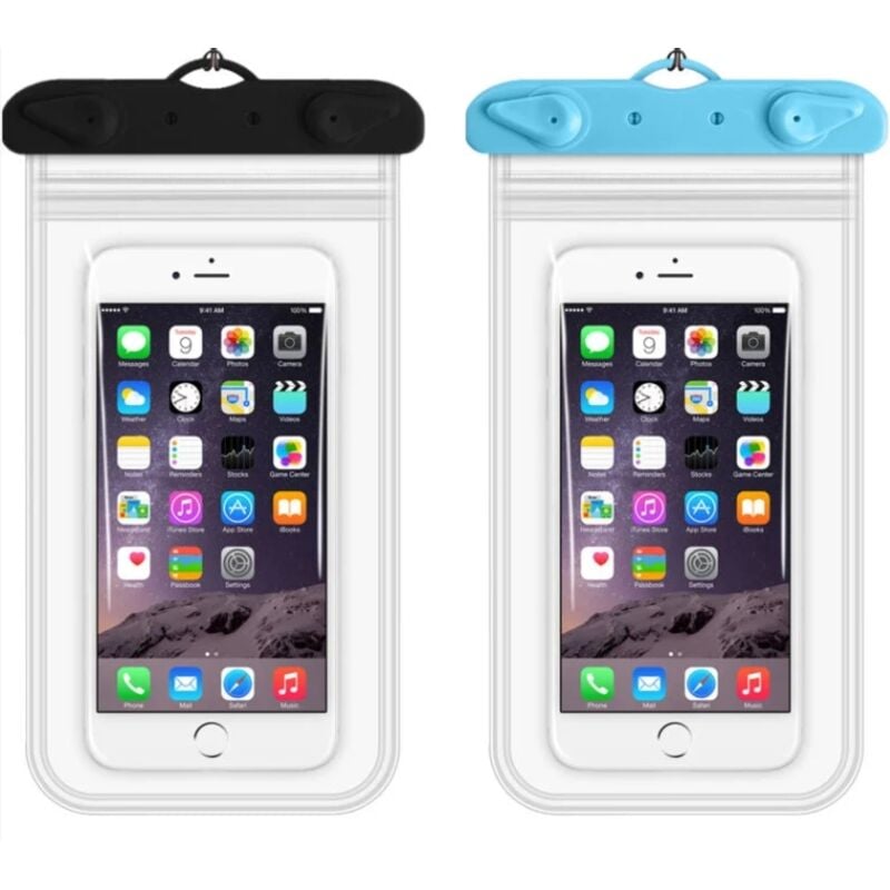 Sollbry - Stück wasserdichte IPX8-Tasche, wasserdichte Smartphone-Tasche, Wassertelefonschutz, Schale zum Untertauchen, geeignet zum Tauchen,