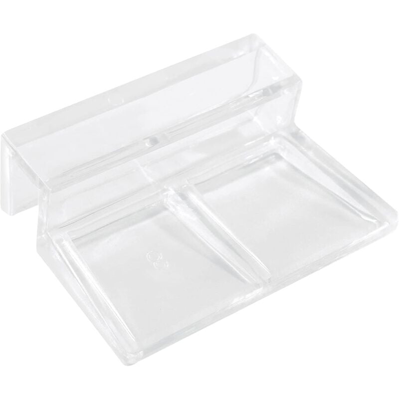 Sollbry 8 Stück Acryl-Aquarium-Deckel-Clip, Klarglas-Aquarium-Deckel-Clip-Halter, universelle Deckel-Clips für randlose Aquarien (8 mm)