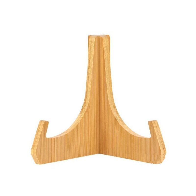 Dekorative Tellerhalter, 15,2 cm Tellerhalter, Bambus-Fotorahmenhalter, Tischstaffeleien, dekorativer Halter für Geschirr, Teller, Buch, Foto,
