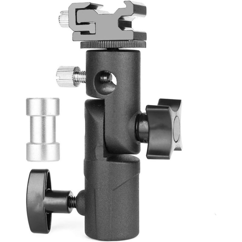 Sollbry - Kamera-Blitzhalterung, Foto-Blitzhalterung, Speedlite-Halterung für Canon, Nikon, Pentax, Olympus, Nissin, Metz und andere