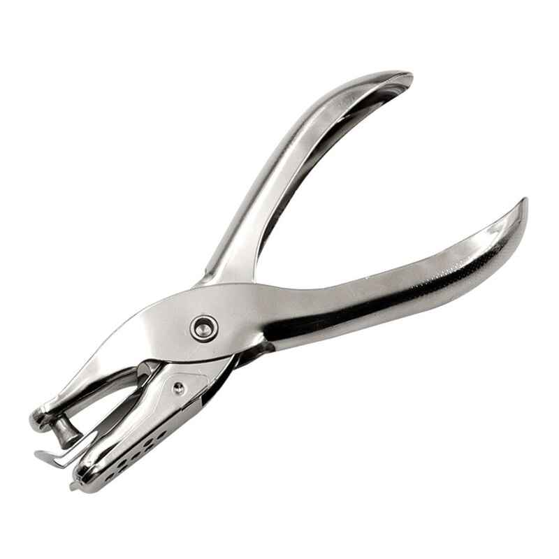 Sollbry - Locher, 1 Loch, Metall-Handstanzer, Papierstanzer, Edelstahl-Stanzer, Kreiswerkzeug für Heimwerker, Handwerk, Büro, Schule, Zuhause,