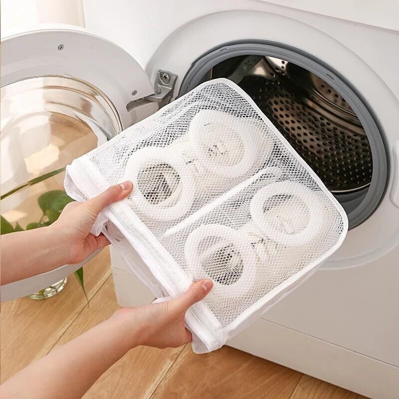 Sollbry Schuhwaschbeutel, Schuhe in der Waschmaschine waschen, Schuhtrockenbeutel, Wäschenetz, Aufbewahrungswaschbeutel, schützen Sie Ihre Schuhe vor