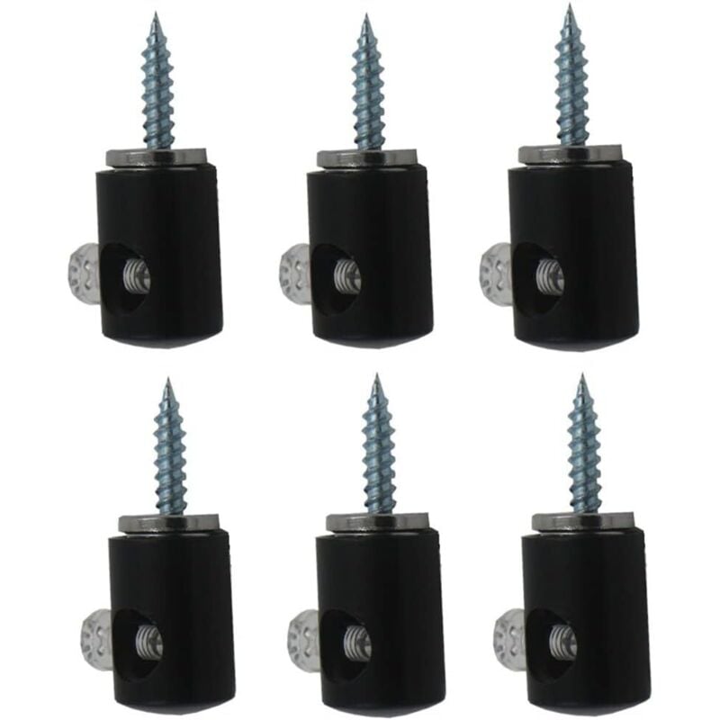 Sollbry - Set mit 6 Beleuchtungshaken für Kronleuchter, Kabelbefestigung, Dezentralisierung, elektrischer Drahthaken für Kronleuchter, Deckenleuchte,