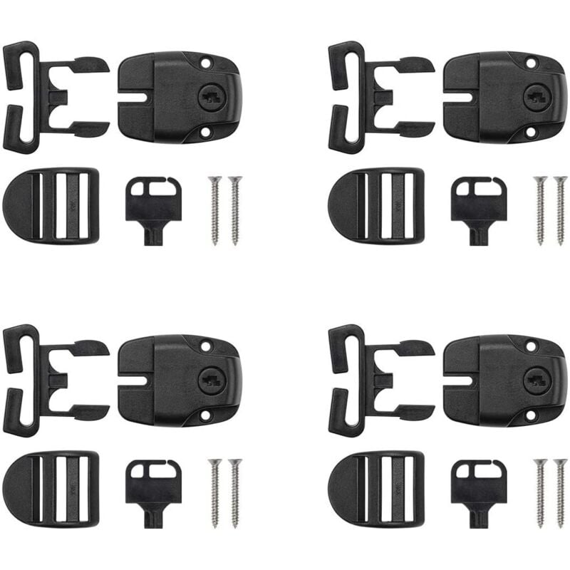 Sollbry - Sets Spa-Abdeckungsklammern, Spa-Abdeckungsriegel-Reparaturset mit Schraubenschlüssel und Schrauben, Zubehör, Spa-Abdeckungsriegel für