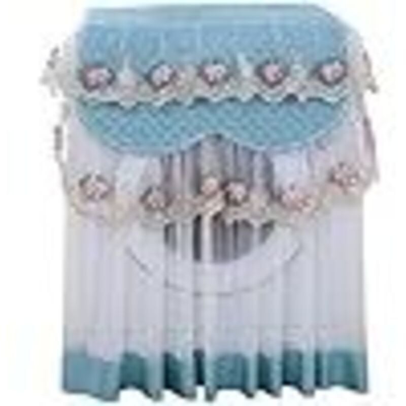 Spitze Rüschen Waschmaschine Abdeckung Blumenmuster Waschmaschine Abdeckung Auto Turbine Roller Staub Abdeckung - Sollbry