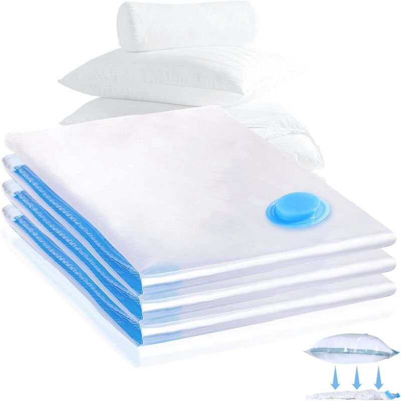 Sollbry - Staubsauger-Aufbewahrungsbeutel, 3er-Set (60 x 80 cm), wiederverwendbare Aufbewahrungshülle zur Aufbewahrung von Kleidung, Bettwäsche,