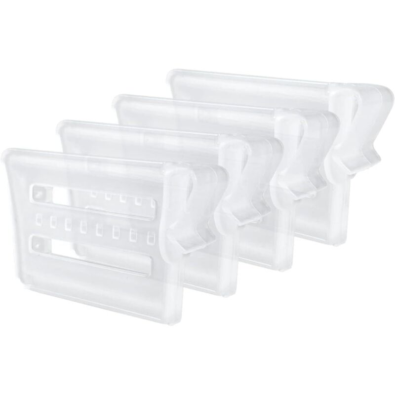 Sollbry - Stück Kühlschrank-Trennwände, verstellbare Kühlschrank-Organizer-Trennwände, Schubladen-Trennwände aus Kunststoff halten das Regal