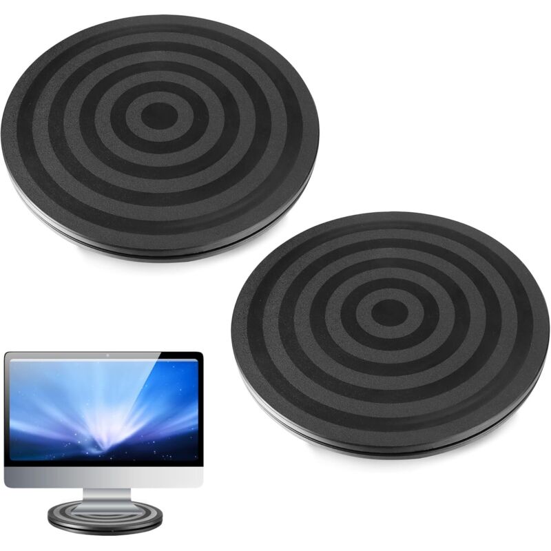 Stück Plattenspieler, 20 cm Universal-Kunststoff-Plattenspieler, 360-Grad-runder Plattenspieler, manueller Plattenspieler mit Stahlkugellagern für