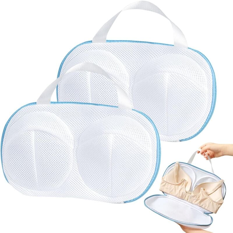 Stück Unterwäsche-Waschnetz mit Reißverschluss, Netz-Wäschebeutel-Unterstützung, wiederverwendbares Wäschenetz, Waschmaschine für bh, für Wäsche, bh,