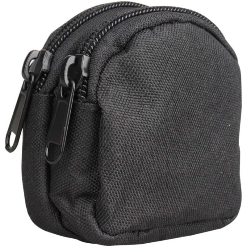 Taktische Hüfttasche, Mini-Geldbörse, Schlüsselanhänger, Jagd, Camping, Wandern, Outdoor-Aufbewahrungstasche (schwarz) - Sollbry