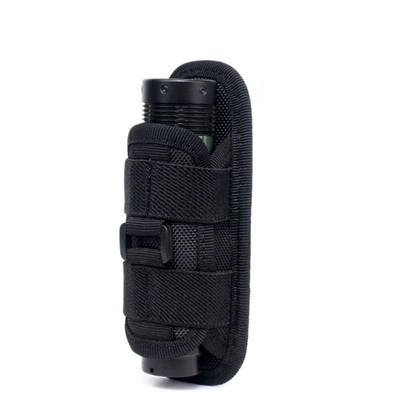 Sollbry - Taktisches Taschenlampen-Holster, Taschenlampen-Tasche, Taschenlampen-Halterung, Taschenlampen-Holster-Tasche für Gürtel,