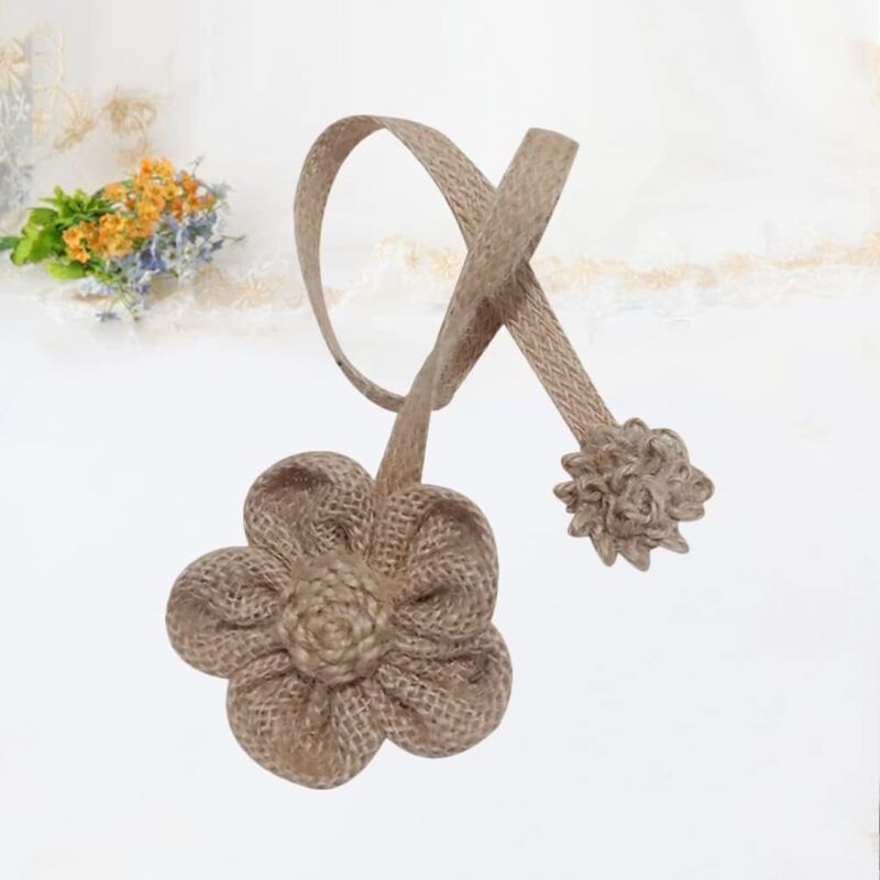 Teile Vorhanghalter Drape Vorhang Raffhalter Blumen Vorhang Raffhalter Vintage Hochzeitsdekorationen Blumen Fensterbehandlung Holdback einfacher