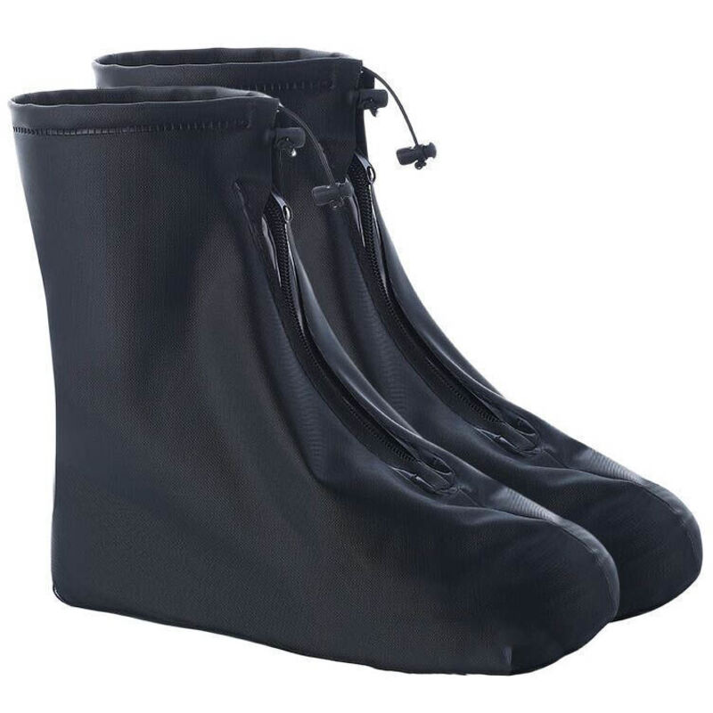 Sollbry - Wasserdichte Regenstiefel-Schuhüberzüge, PVC-Gummisohle, wiederverwendbare Regen-Schneestiefel-Überzüge, für Radfahren, Camping, Angeln,