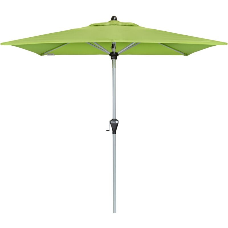 Sonnenschirm/ Kurbelschirm 'Active Auto Tilt 210 x 140' mit Höhenverstellung, 210 x 140 cm, fresh green, Bezug aus 100% Polyester, Stock aus