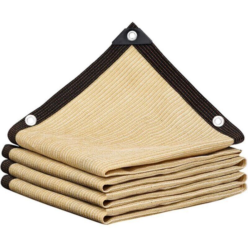 Sonnensegel für Terrassensegel, Pergola-Schatten, Garten-Sonnensegel-Schattennetz mit Perforationen 3mX4m