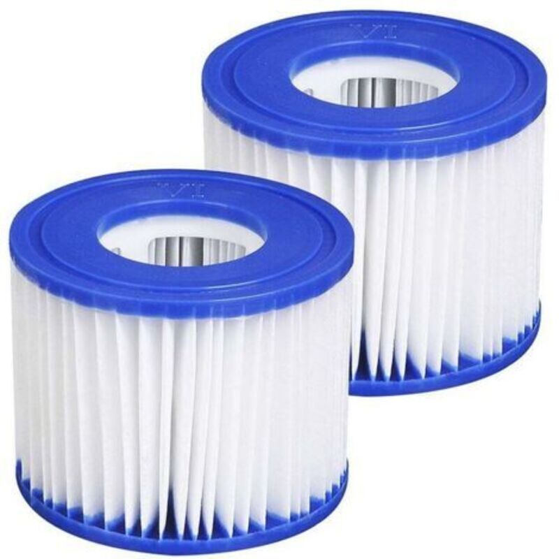 Spa-Filter für Bestway 58323, Wasserfilterkartusche Größe 6 für Lay-Z-Spa, Monaco, Miami, Vegas (4er-Pack)