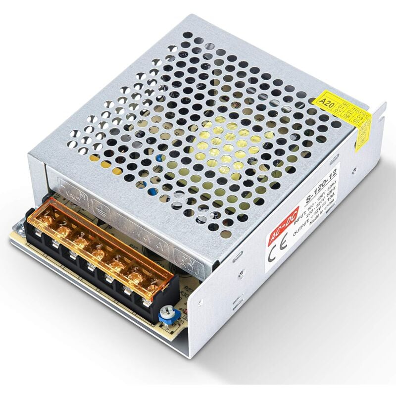 Ersandy - Spannungswandler-Netzteil, ac 110 V/220 v auf dc 12 v, 10 a, 120 w