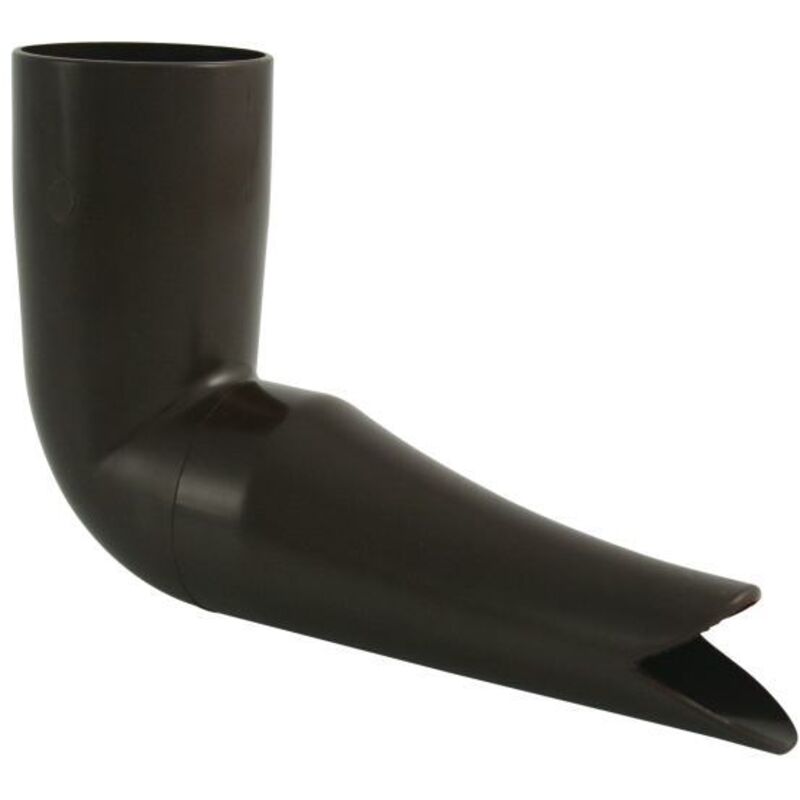 Marley - Rinnenspeier nw 53 mm, braun Halbrunde Dachrinne braun