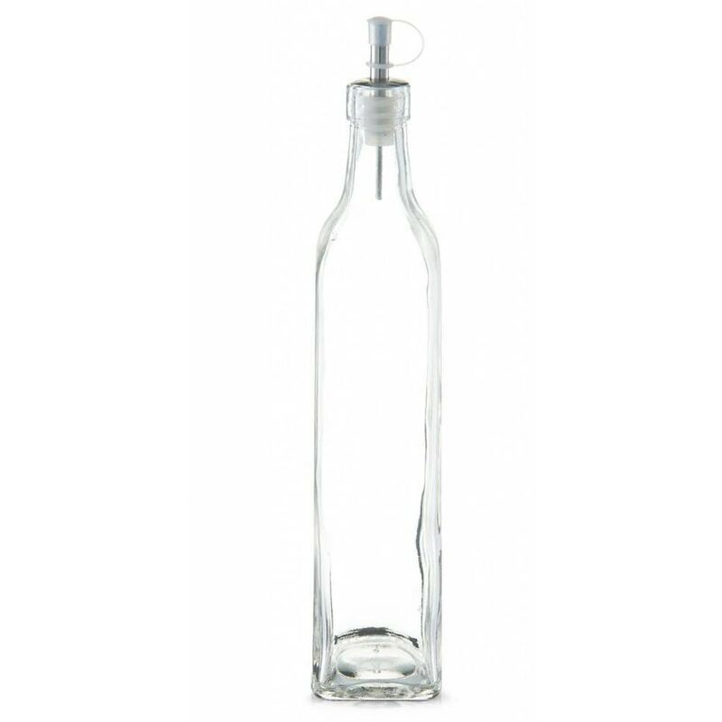 Spender für Oliven, Essig, Glasflasche, 500 ml Zeller