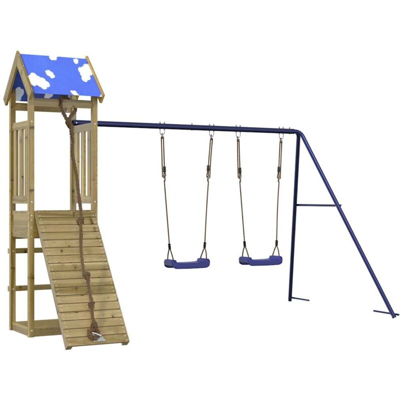 Spielturm Imprägniertes Kiefernholz vidaXL