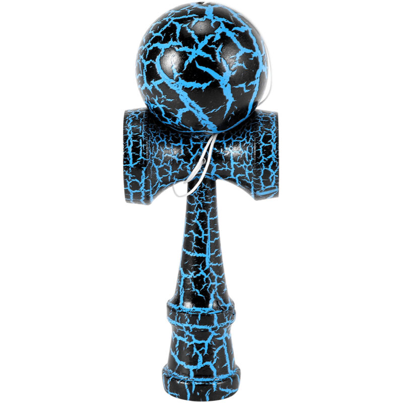 Tlily - Spielzeug Aussen Sports Kendama Spielzeug Ball Kinder und Erwachsene Aussen Ball Sportarten Riss Buchen Buntes Design Schwarz und Blau