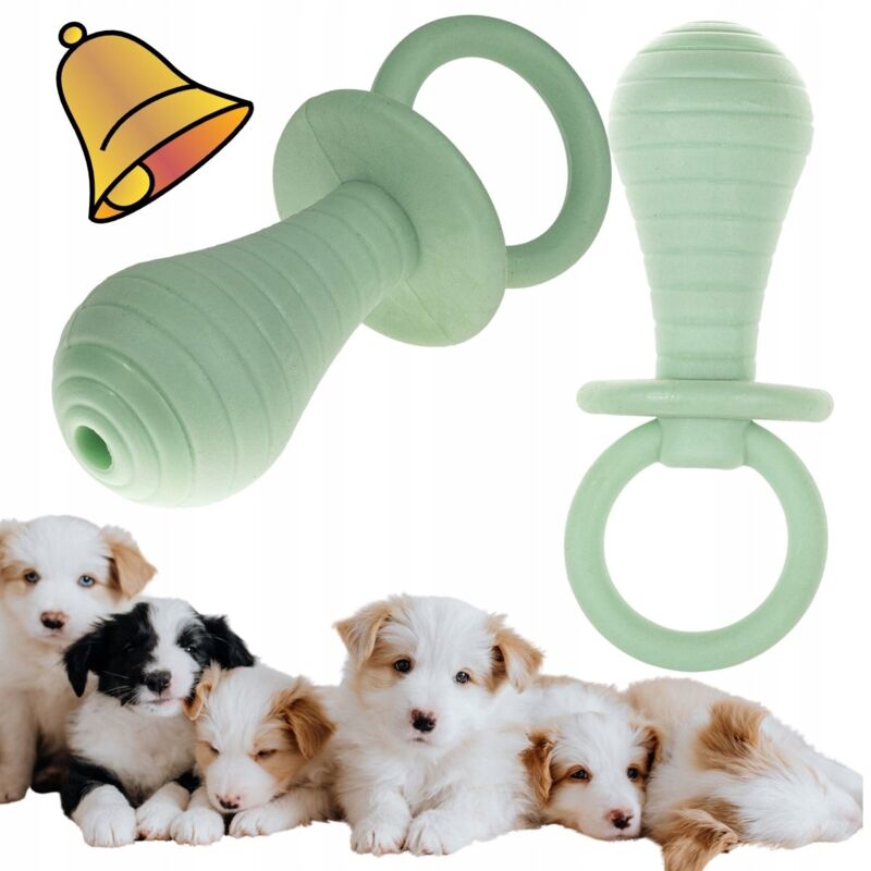 SPIELZEUG für einen Hund oder Welpen, Schnuller mit Glöckchen
