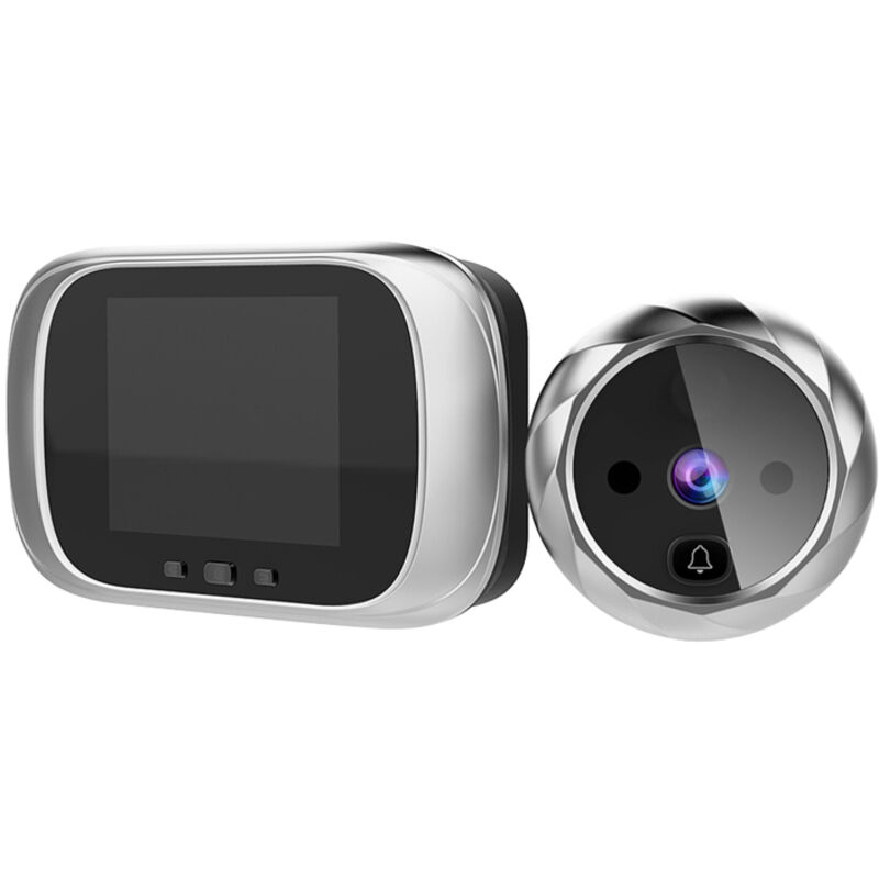 Spioncino digitale, campanello, schermo LCD da 2,8 pollici, visione notturna, acquisizione foto, monitoraggio digitale della porta per la sicurezza