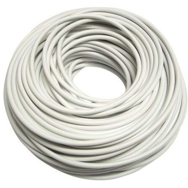 Oryx - Spiralförmiger, umhüllter Draht für Gardinen (Rolle mit 50 Metern)