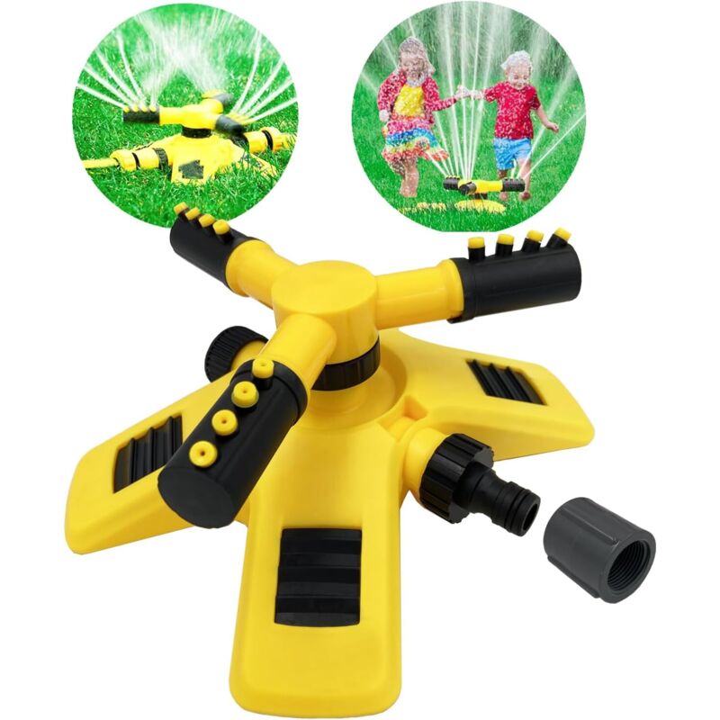 Sprinkler für Kinder und Kleinkinder, Sommer Outdoor Garten Wasser Spielzeug, mit drehbarem Sprühkopf, geeignet für Kinder im Alter von 3-8 Jahren,