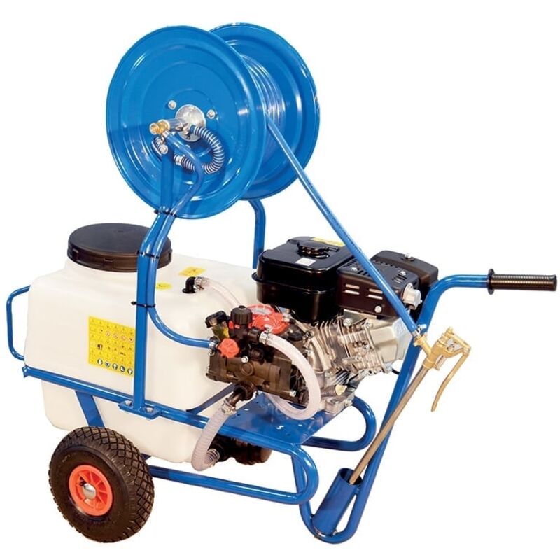 Spritzwagen 50L mit Motor-Pumpen-Einheit MM308, Motor KM26 2T 1,5 PS