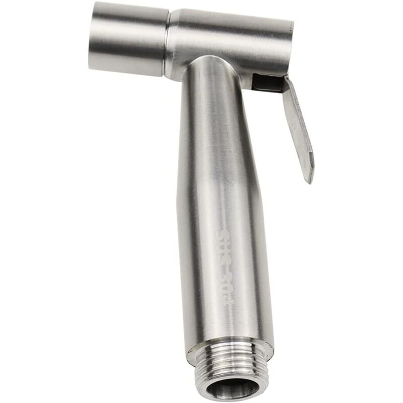 KZQ - Bidet-Sprüher für die Toilette, Windel-Sprüher aus Edelstahl, manuelles Bidet-Sprüher für die persönliche Hygiene, Dusche, Badezimmer, Toilette
