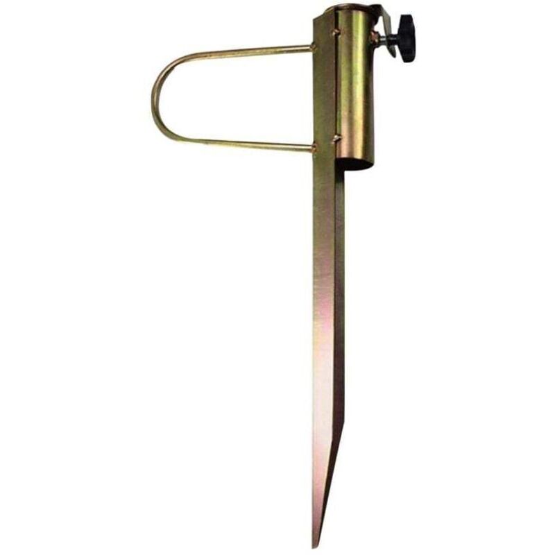 Stabiler Strandschirmständer aus Metall, Erdanker für Sand/Gras, Universalhalterung für Sonnenschirm, Flagge und Angelrute