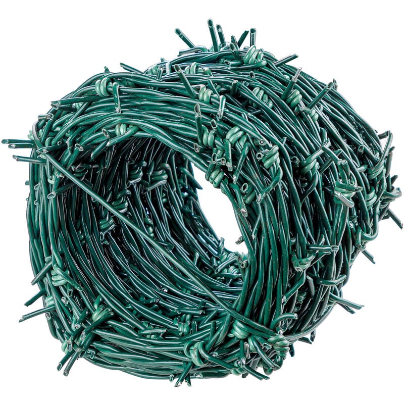 Dema - Stacheldraht grün 25m x 2,8mm Wildzaun Weidezaun