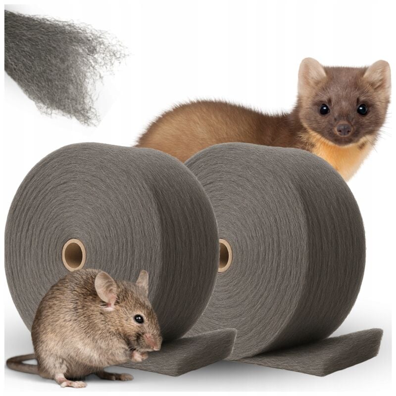 Stahlwolle 2kg Mäuse, Ratten, Marder, Nagetierschutz
