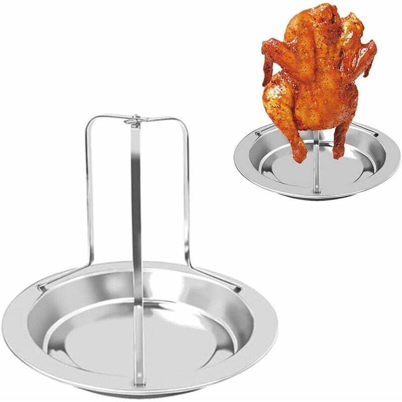Stainless steel chicken grill, vertical chicken grill, non-stick chicken roaster, vertical roasting racks, non-stick chicken roaster, for oven,