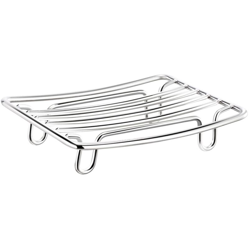 ZVD - Stainless steel draining soap/sponge dish, for shower, bathtub, kitchen sink, etc.