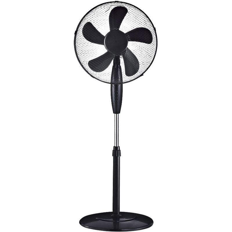 Standventilator Kühler Lüfter Wohnzimmer Höhnverstellbar 3-Stufen, oszillierend, Metall, 3-Geschwindigkeitsstufen, h 125 cm