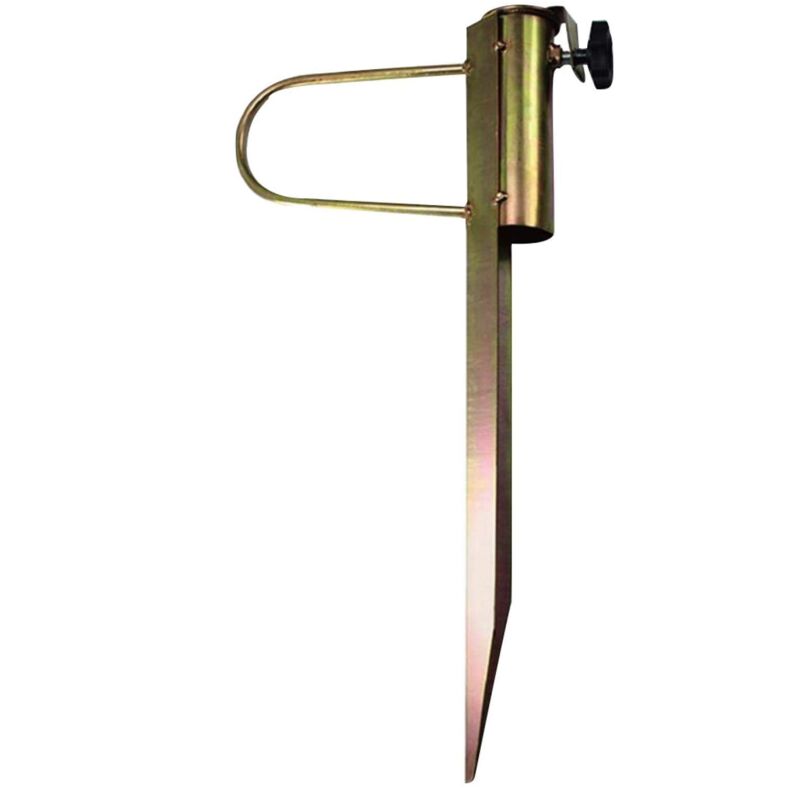 Standfuß für Strandschirme, robuster Metallständer, Bodeneinsatz, Fahnenmast, Sand-/Grashalter, Ankerpfahl für Terrassenschirme, Fahnenmast, Angelrute