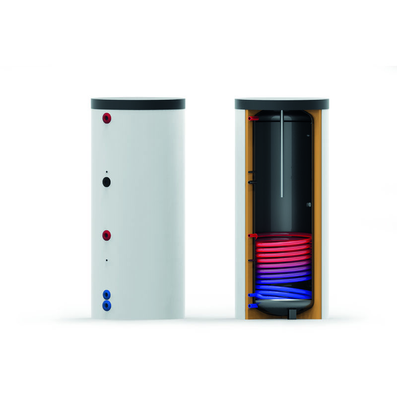 Feueranker ® - Standspeicher Warmwasserspeicher ts-s 200 Liter 1 Wärmetauscher Brauchwasser