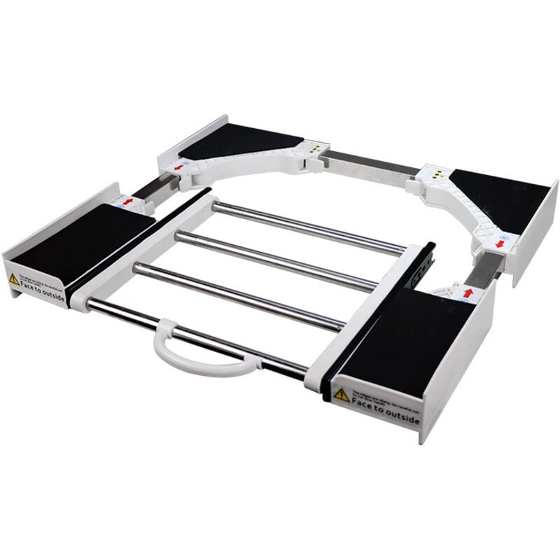 Stapelbausatz für Waschmaschinen und Trockner Lagerregal für Waschmaschinen und Trockner Ausziehbare Verbindungsregale