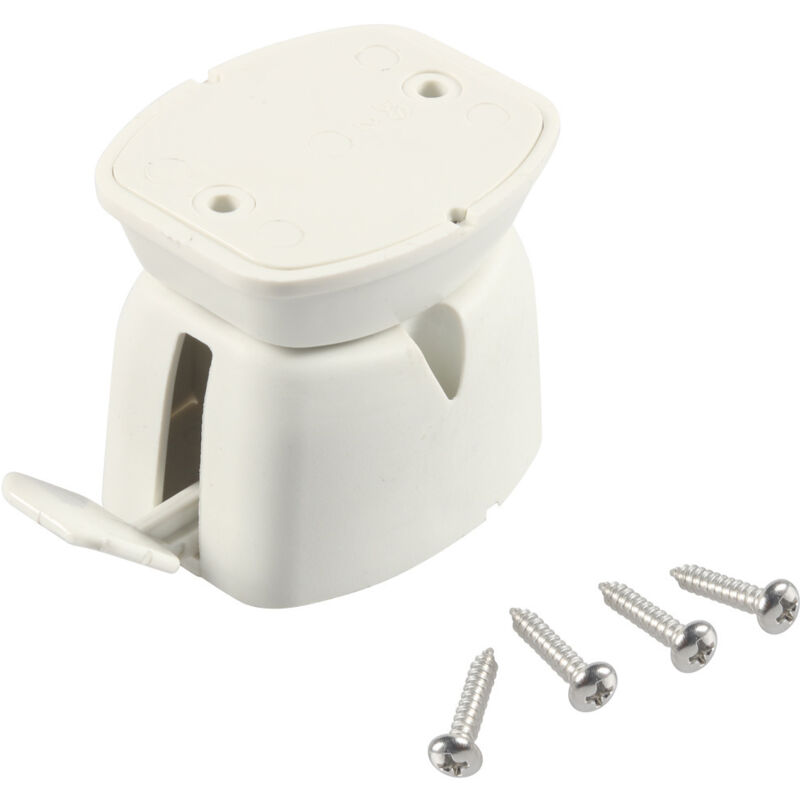 Statische Klemme für Wohnmobiltür, Türstange für Touristenboote, Türstopperklemme aus Nylon für Camper, Wohnwagen, Wohnmobil (Weiß/1 Stück)