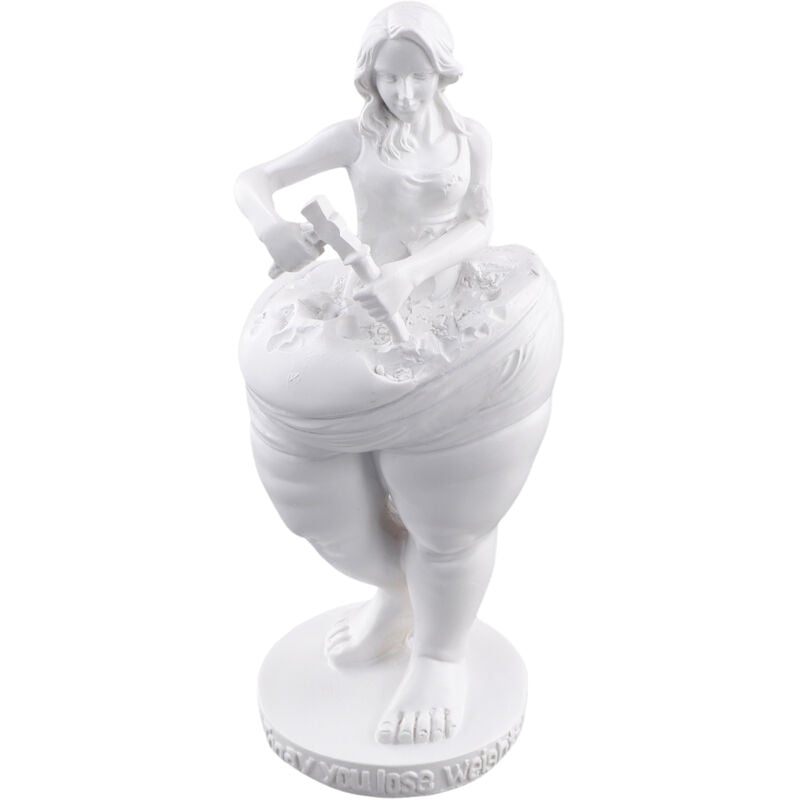 Statue der Göttin zum Abnehmen, dekorative Figuren, Skulptur, Modell, Schlafzimmer, Yoga, Fitnessstudio, Fitnessstudio, Ornament, Weiß